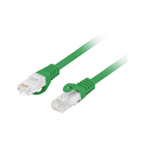 Patchcord LANBERG CAT.6 UTP LSZH CU 20m green Fluke Passed