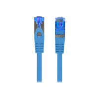 Patchcord LANBERG cat.6A FTP LSZH CCA 0.5m blue