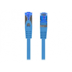 Patchcord LANBERG cat.6A FTP LSZH CCA 0.5m blue