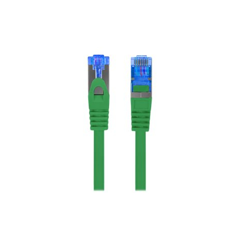 Patchcord LANBERG cat.6A FTP LSZH CCA 0.5m green