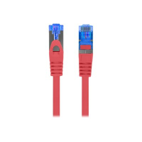 Patchcord LANBERG cat.6A FTP LSZH CCA 0.5m red