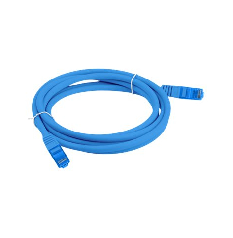 Patchcord LANBERG cat.6A FTP LSZH CCA 1.5m blue