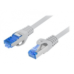 Patchcord LANBERG cat.6A FTP LSZH CCA 1.5m grey