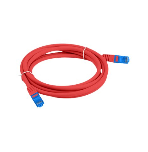 Patchcord LANBERG cat.6A FTP LSZH CCA 1.5m red