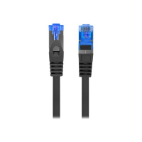 Patchcord LANBERG cat.6A FTP LSZH CCA 10m black