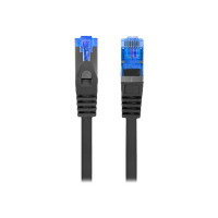 Patchcord LANBERG cat.6A FTP LSZH CCA 1m black