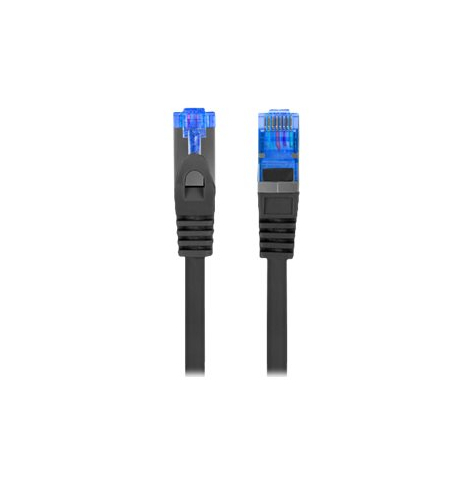 Patchcord LANBERG cat.6A FTP LSZH CCA 1m black