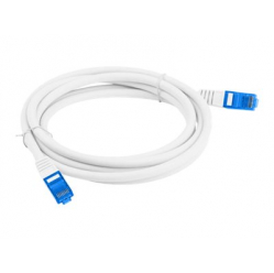 Patchcord LANBERG cat.6A FTP LSZH CCA 1m white