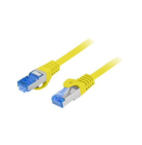 Patchcord LANBERG cat.6A FTP LSZH CCA 1m yellow