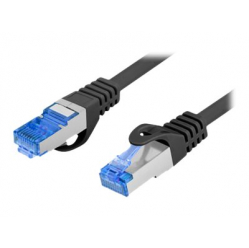 Patchcord LANBERG cat.6A FTP LSZH CCA 20m black