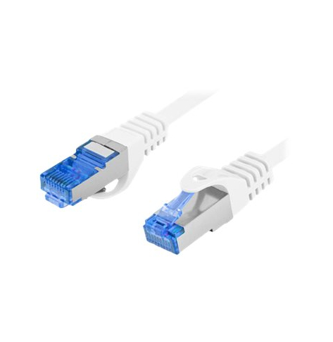 Patchcord LANBERG cat.6A FTP LSZH CCA 2m white