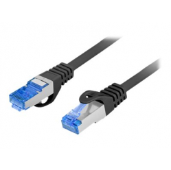 Patchcord LANBERG cat.6A FTP LSZH CCA 3m black