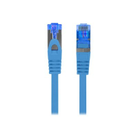 Patchcord LANBERG Cat.6A S/FTP LSZH CCA 0.25m blue