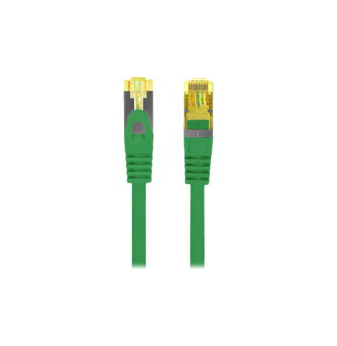 Patchcord LANBERG Cat.6A S/FTP LSZH CU 0.25m green