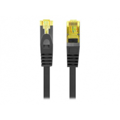 Patchcord LANBERG Cat.6A S/FTP LSZH CU 1.5m black