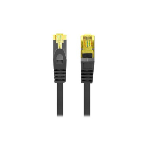 Patchcord LANBERG Cat.6A S/FTP LSZH CU 1.5m black