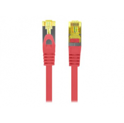 Patchcord LANBERG Cat.6A S/FTP LSZH CU 1.5m red