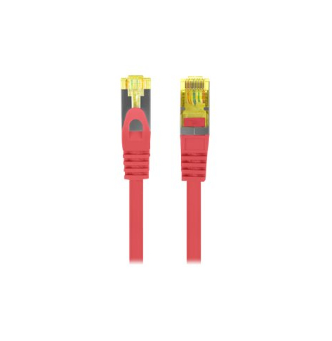Patchcord LANBERG Cat.6A S/FTP LSZH CU 1.5m red