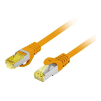 Patchcord LANBERG CAT.6A S/FTP LSZH CU 2m orange Fluke Passed
