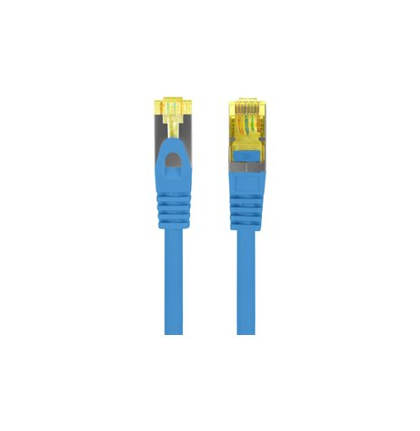 Patchcord LANBERG Kat 6A S/FTP LSZH CU 3M Niebieski Fluke Passed