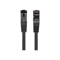 Patchcord LANBERG Kat 8 1 S/FTP LSZH CU 0.25m Czarny Fluke Passed