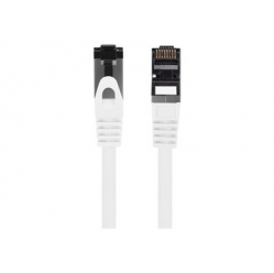 Patchcord LANBERG Kat 8 1 S/FTP LSZH CU 3M Bialy Fluke Passed