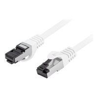 Patchcord LANBERG Kat 8 1 S/FTP LSZH CU 5M Bialy Fluke Passed