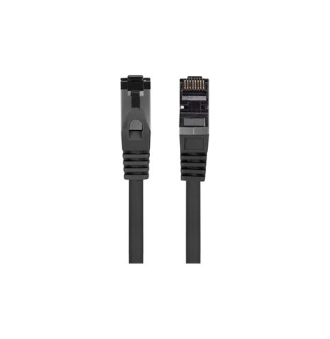 Patchcord LANBERG Kat 8 1 S/FTP LSZH CU 5M Czarny Fluke Passed