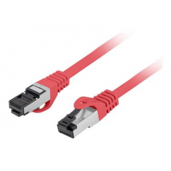 Patchcord LANBERG Kat 8 1 S/FTP LSZH CU 5M Czerwony Fluke Passed