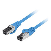 Patchcord LANBERG Kat 8 1 S/FTP LSZH CU 5M Niebieski Fluke Passed