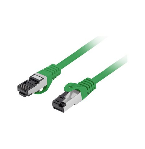 Patchcord LANBERG Kat 8 1 S/FTP LSZH CU 5M Zielony Fluke Passed