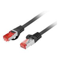Patchcord LANBERG kat.6 FTP LSZH CU 0.5m czarny Fluke passed