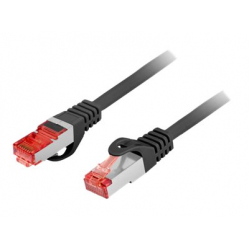 Patchcord LANBERG kat.6 FTP LSZH CU 1m czarny Fluke passed