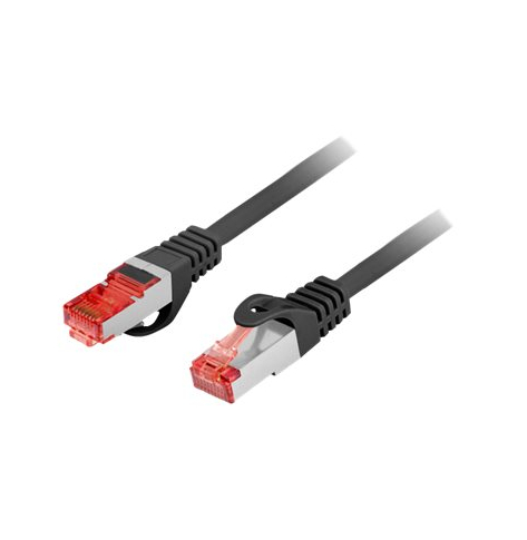 Patchcord LANBERG kat.6 FTP LSZH CU 1m czarny Fluke passed