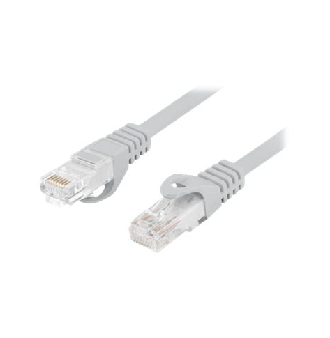 Patchcord LANBERG kat.6 UTP LSZH CU 0.25m szary Fluke passed