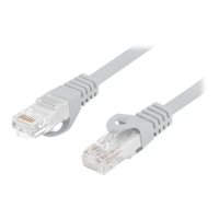 Patchcord LANBERG kat.6 UTP LSZH CU 0.5m szary Fluke passed