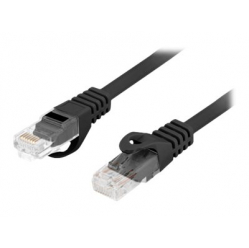 Patchcord LANBERG kat.6 UTP LSZH CU 1.5m czarny Fluke passed