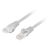 Patchcord LANBERG kat.6 UTP LSZH CU 1.5m szary Fluke passed