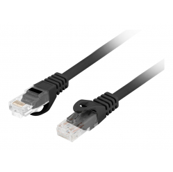 Patchcord LANBERG kat.6 UTP LSZH CU 2m czarny Fluke passed