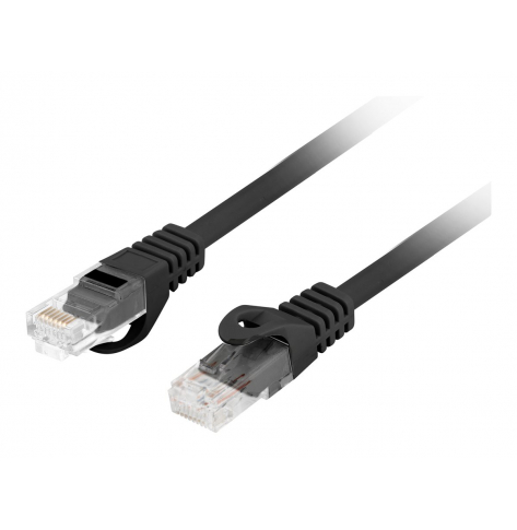 Patchcord LANBERG kat.6 UTP LSZH CU 2m czarny Fluke passed