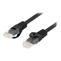 Patchcord LANBERG kat.6 UTP LSZH CU 3m czarny Fluke passed