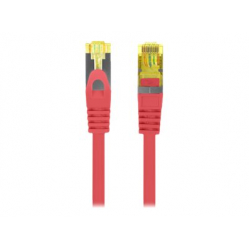Patchcord LANBERG Kat.6A S/FTP LSZH CU 2m czerwony