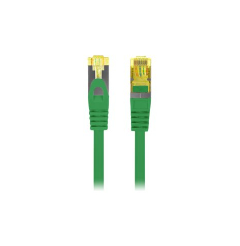 Patchcord LANBERG Kat.6A S/FTP LSZH CU 2m zielony