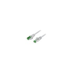 Patchcord LANBERG kat.7 S/FTP LSZH CU 0.25m szary Fluke passed