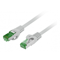 Patchcord LANBERG kat.7 S/FTP LSZH CU 2m szary Fluke passed