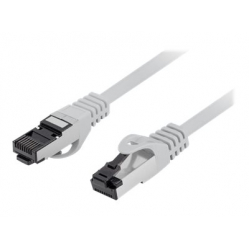 Patchcord LANBERG kat.8.1 S/FTP LSZH CU 0.5m szary