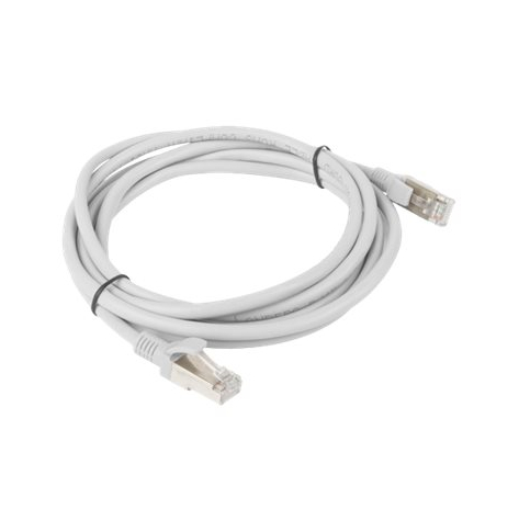 Patchcord LANBERG PCF5-10CC-0025-S Lanberg RJ45, kat. 5e, FTP, 0.25m, szary