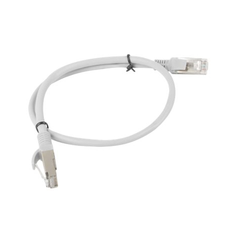 Patchcord LANBERG PCF5-10CC-0050-S Lanberg RJ45, kat. 5e, FTP, 0.5m, szary