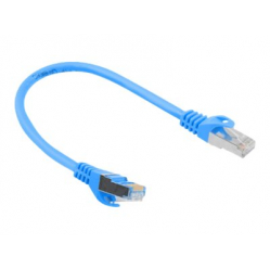 Patchcord LANBERG PCF6-10CC-0025-B Lanberg RJ45 cat.6 FTP 0.25m niebieski