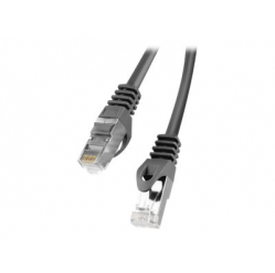 Patchcord LANBERG PCF6-10CC-0025-BK Lanberg RJ45 cat.6 FTP 0.25m czarny